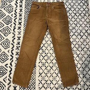 Brooks brothers corduroy pants tan 34x34